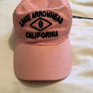 Lake arrowhead pink baseball hat. Never worn!